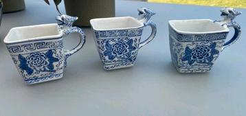 Tasses chinoises anciennes, Enlèvement ou Envoi