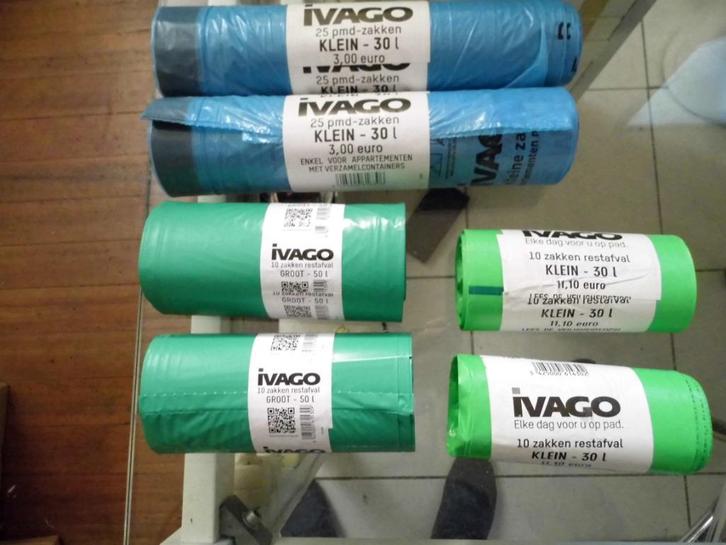 afvalzakken IVAGO Gent, Diversen, Overige Diversen, Nieuw, Ophalen
