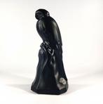 Val Saint Lambert - VSL - Zeldzame zwarte peruche., Antiek en Kunst, Antiek | Glaswerk en Kristal, Ophalen of Verzenden