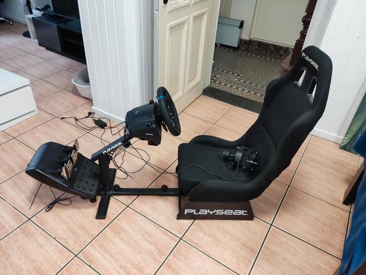 Siège, volant, pédales et levier de vitesses, Games en Spelcomputers, Spelcomputers | Sony Consoles | Accessoires, Zo goed als nieuw