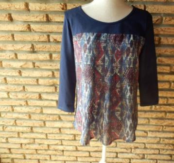 (12) - blouse femme t.38 bleue