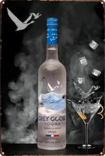 Reclamebord vintage Grey Goose vodka - mancave poolhouse new, Verzamelen, Merken en Reclamevoorwerpen, Ophalen of Verzenden, Reclamebord