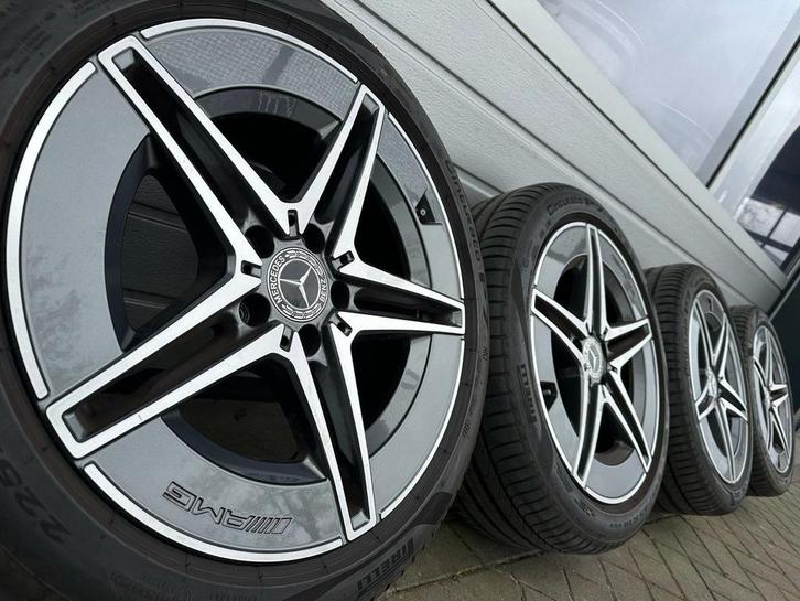 orig. 18 inch Mercedes S206 W206 AMG W205 W212 velgen banden, Auto-onderdelen, Banden en Velgen, Banden en Velgen, Zomerbanden