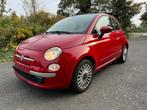 FIAT 500 - 1.4 BENZINE - AUTOMAAT - OPEN DAK - GEKEURD VVK, Auto's, Automaat, Euro 5, Zwart, Leder