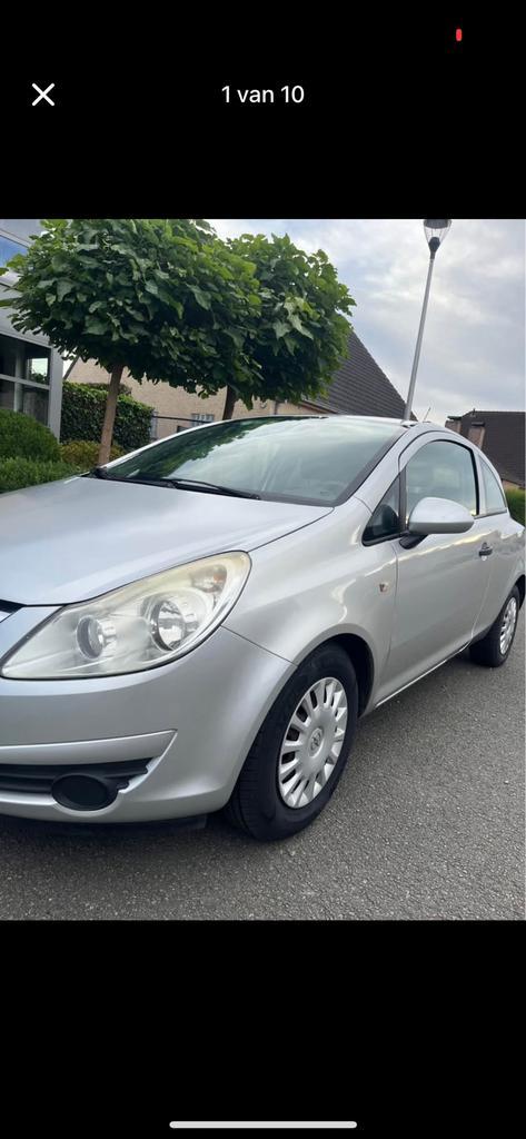 Opel Corsa, Auto's, Opel, Particulier, Corsa, Benzine, 3 deurs, Handgeschakeld, Zilver of Grijs, Ophalen