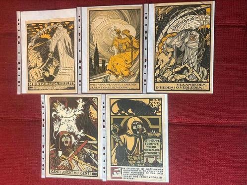Oude prenten Jos Speybrouck 1920 vlaams druk kunst, Verzamelen, Posters, Ophalen