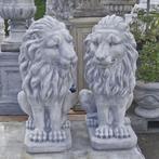 Leeuwen van beton tuinbeeld leeuw, Ophalen, Nieuw, Beton, Dierenbeeld