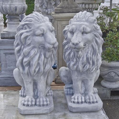 Leeuwen van beton tuinbeeld leeuw, Tuin en Terras, Tuinbeelden, Nieuw, Dierenbeeld, Beton, Ophalen