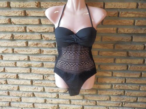 (63)- maillot femme t.38 noir - gemo -, Kleding | Dames, Badmode en Zwemkleding, Zo goed als nieuw, Badpak, Zwart, Ophalen of Verzenden
