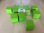 limoengroene glossy kubusdoosjes van BB collectie, Kinderen en Baby's, Kraamcadeaus en Geboorteborden, Ophalen of Verzenden, Nieuw