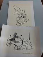 Lithographies Mickey Mouse by Art group Limited London 1990s, Comme neuf, Mickey Mouse, Enlèvement ou Envoi, Image ou Affiche
