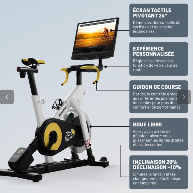 Vélo appartement indoor Tour de France neuf dans sa boite, Sport en Fitness, Fitnessapparatuur, Nieuw, Hometrainer, Benen, Ophalen