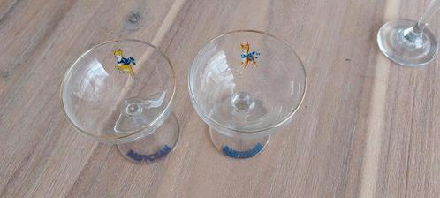 2 verschillende zeer mooie en oude BABYCHAM glaasjes, Verzamelen, Merken en Reclamevoorwerpen, Ophalen of Verzenden