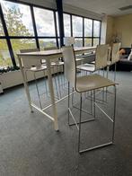 tafel met 6 krukken in heel goede staat, Ophalen, Gebruikt, 50 tot 100 cm, Metaal
