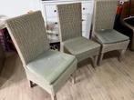 Rieten stoelen, Huis en Inrichting, Stoelen, Ophalen, Riet of Rotan, Gebruikt, Drie