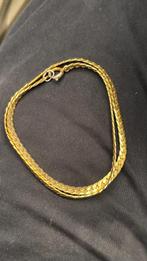 Eeuwenoude gouden ketting, Handtassen en Accessoires, Kettingen, Ophalen, Gebruikt, Goud