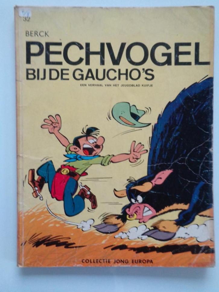 Pechvogel bij de Gaucho's (=V7/V8) - 1e dr. '65, Boeken, Stripverhalen, Ophalen of Verzenden