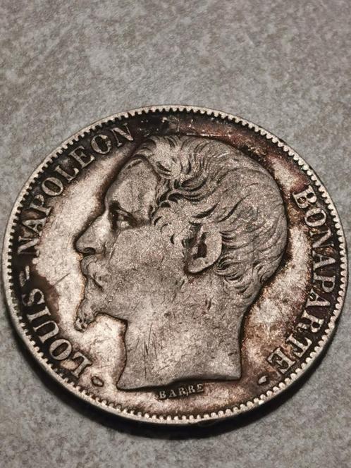 France, 5 Francs 1852,Bonaparte.., Postzegels en Munten, Munten | Europa | Niet-Euromunten, Losse munt, Frankrijk, Zilver, Ophalen of Verzenden