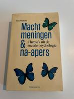 Macht, meningen en na-apers, Boeken, Psychologie, Ophalen of Verzenden, Gelezen, Sociale psychologie, Vera Hoorens