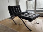 Knoll Barcelona Fauteuil ( véritable ) avec son ottoman, Huis en Inrichting, Fauteuils, Ophalen, Zo goed als nieuw, Metaal