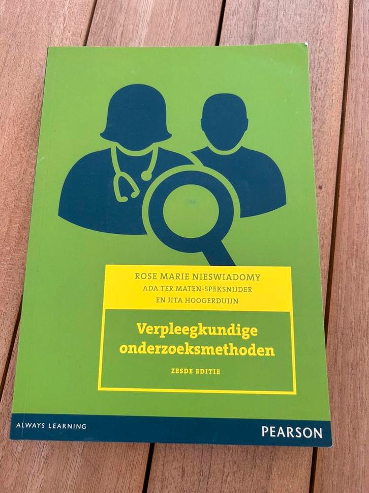 Rose Marie Nieswiadomy - Verpleegkundige onderzoeksmethoden, Boeken, Schoolboeken, Nieuw, Overige vakken, Ophalen