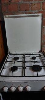 kookvuur  Zanussi op aardgas en oven, Ophalen, Gebruikt, Wit, 50 tot 100 cm
