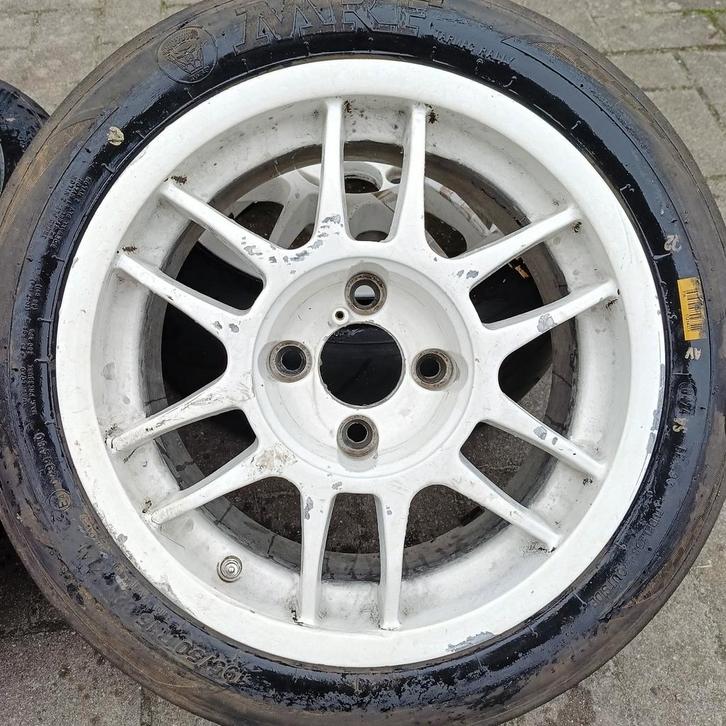 Oz racing Velgen + Semi slicks, Autos : Pièces & Accessoires, Pneus & Jantes, Pneus et Jantes, 15 pouces, 195 mm, Véhicule de tourisme