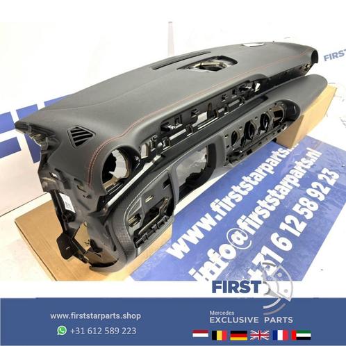 W177 V177 A45 A45S AMG DASHBOARD ZWART met RODE STIK origine, Auto-onderdelen, Dashboard en Schakelaars, Mercedes-Benz, Gebruikt
