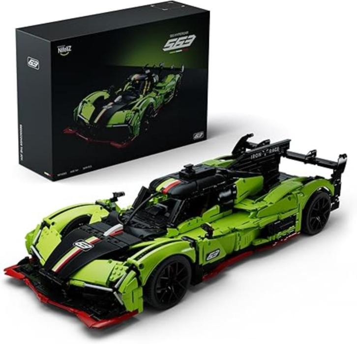 Nifeliz S63 Hypercar modelbouwset | 1:8 | Nieuw, Hobby en Vrije tijd, Modelbouw | Auto's en Voertuigen, Nieuw, Auto, Groter dan 1:32