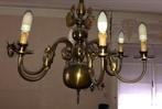 Vlaamse kroonluchter en 2 bijpassende wandarmaturen, Huis en Inrichting, Lampen | Kroonluchters, Ophalen, Gebruikt