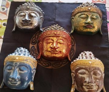 Masque de Bouddha tibétain 
