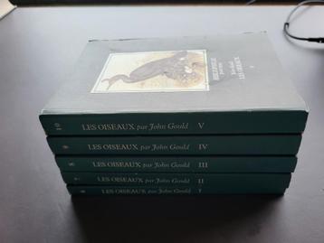 John Gould Les Oiseaux 5 volumes Bibliophilie pour tous beschikbaar voor biedingen