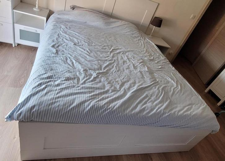 Chambre à coucher complète 2 personnes, Huis en Inrichting, Slaapkamer | Complete slaapkamers, Zo goed als nieuw, Tweepersoons