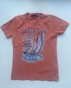 Oranje t-shirt jongen - River woods - 10 jaar, River woods, Ophalen of Verzenden, Zo goed als nieuw, Shirt of Longsleeve