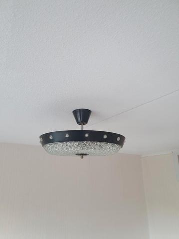 Vintage Omgekeerde Paraplu Glazen Plafondlamp jaren 60/70 beschikbaar voor biedingen
