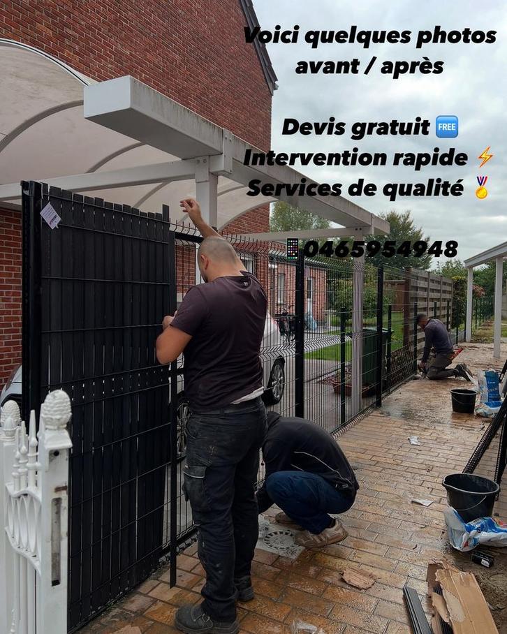 Clôture, Tuin en Terras, Schuttingen, Zo goed als nieuw, Hout, Ophalen of Verzenden