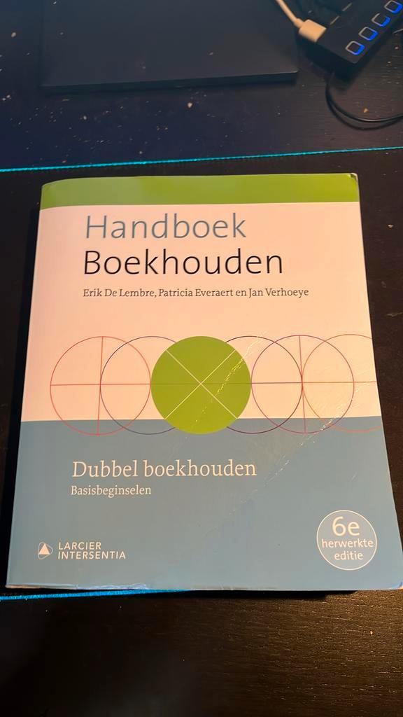 Handboek Boekhouden - Dubbel Boekhouden (zesde editie) + MAR, Boeken, Economie, Management en Marketing, Zo goed als nieuw, Ophalen