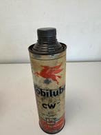 Bidon d'huile Mobiloil, Enlèvement ou Envoi, Utilisé, Emballage