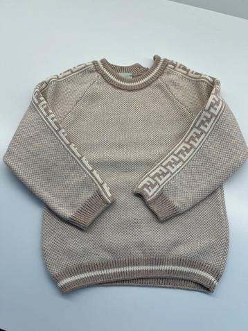 Fendi sweater 18m in prachtige beige kleur! Nieuwprijs 420€!