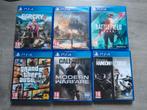 6 jeux ps4 ( Gta / Assassin Creed , COD  etc ), Ophalen of Verzenden, Zo goed als nieuw