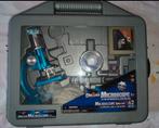 Deluxe microscope set 62 pcs blue gift for kids, Enlèvement ou Envoi, Comme neuf, Électronique, Avec lumière