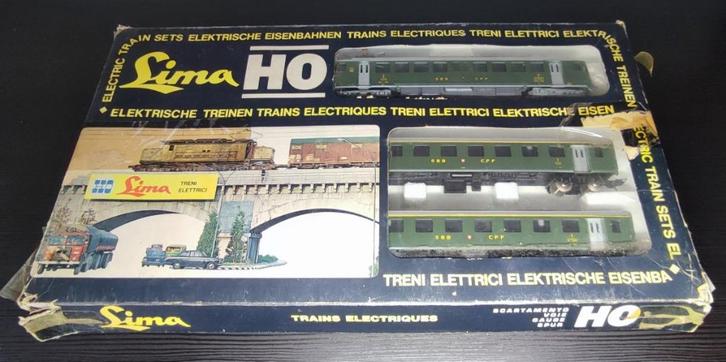 Zwitserse SBB CFF trein HO, Hobby en Vrije tijd, Modeltreinen | H0, Zo goed als nieuw, Treinset, Gelijkstroom, Lima, Analoog, Ophalen