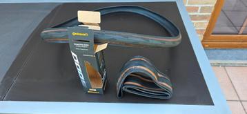 2 x Conti Tubeless Grand prix 5000 S TR 25mm bruin en zwart beschikbaar voor biedingen