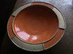 Plat marocain de service orange céramique et métal, neuf, Enlèvement ou Envoi