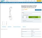 Hansgrohe Croma Select S 180 2jet, Ophalen of Verzenden, Nieuw, Chroom, Kraan