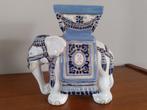 Vintage Olifant bloempot/kaarshouder, Antiek en Kunst, Antiek | Keramiek en Aardewerk, Ophalen of Verzenden