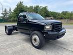 Cabinechassis Ford F-550 Triton V10 — 2001 — 44, Auto's, Bestelwagens en Lichte vracht, Automaat, Zwart, Zwart, Leder