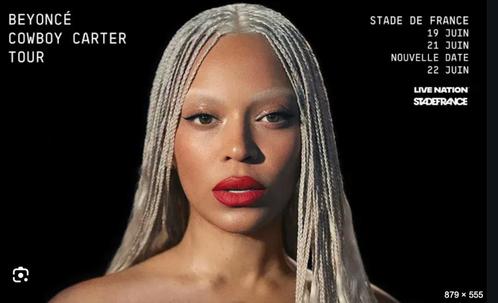 Concert de Beyonce a Paris, Tickets en Kaartjes, Concerten | Pop, Twee personen, Juni