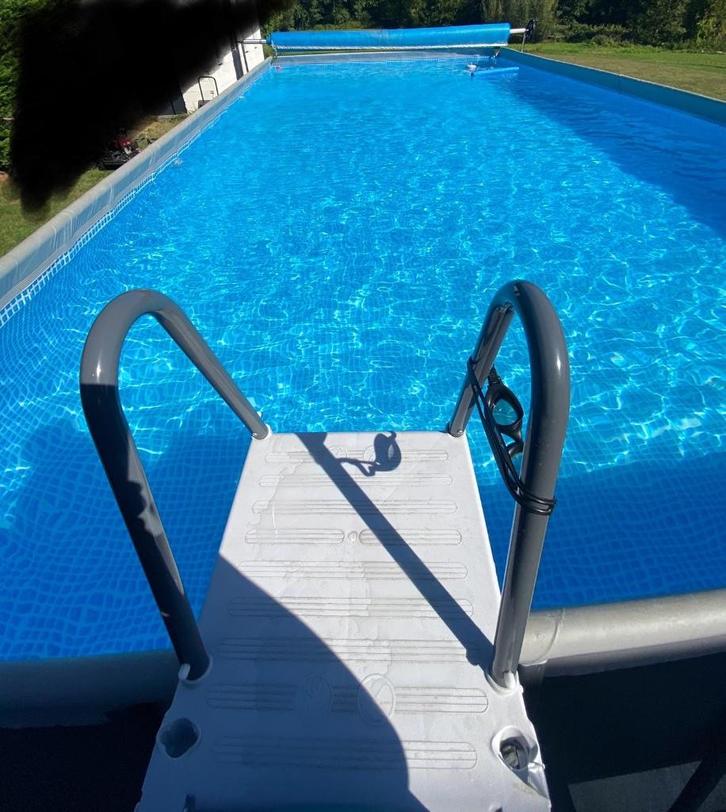 975 X 488 X 132 CM - INTEX ULTRA XTR FRAME, Tuin en Terras, Zwembaden, Gebruikt, Opzetzwembad, 120 cm of meer, 400 cm of meer