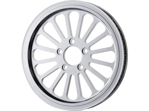 Pulley zwart of chroom div maten op voorraad, (fat spokes), Motoren, Onderdelen | Harley-Davidson, Nieuw, Ophalen of Verzenden